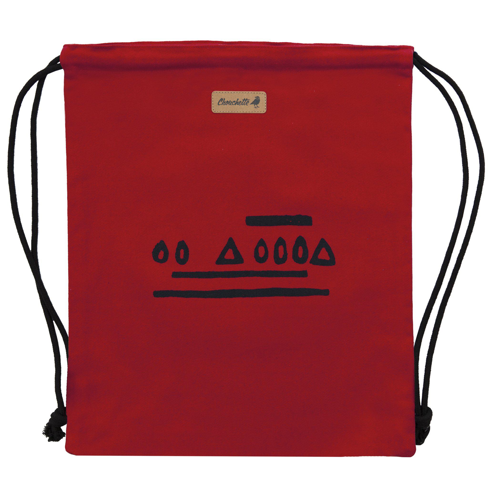 Red Hazelnut Bucket Backpack-Devrim Studio