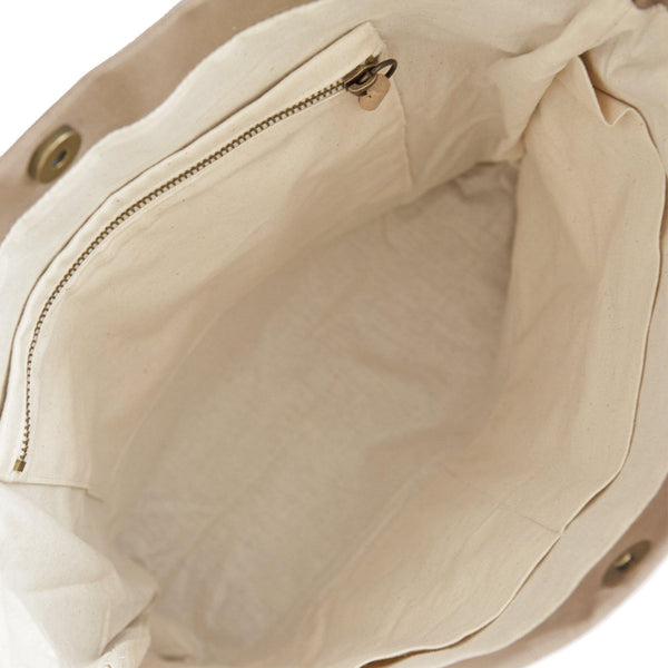 Inside the 'Hazelnut' shoulder bag that converts into a crossbody bag-Devrim Studio