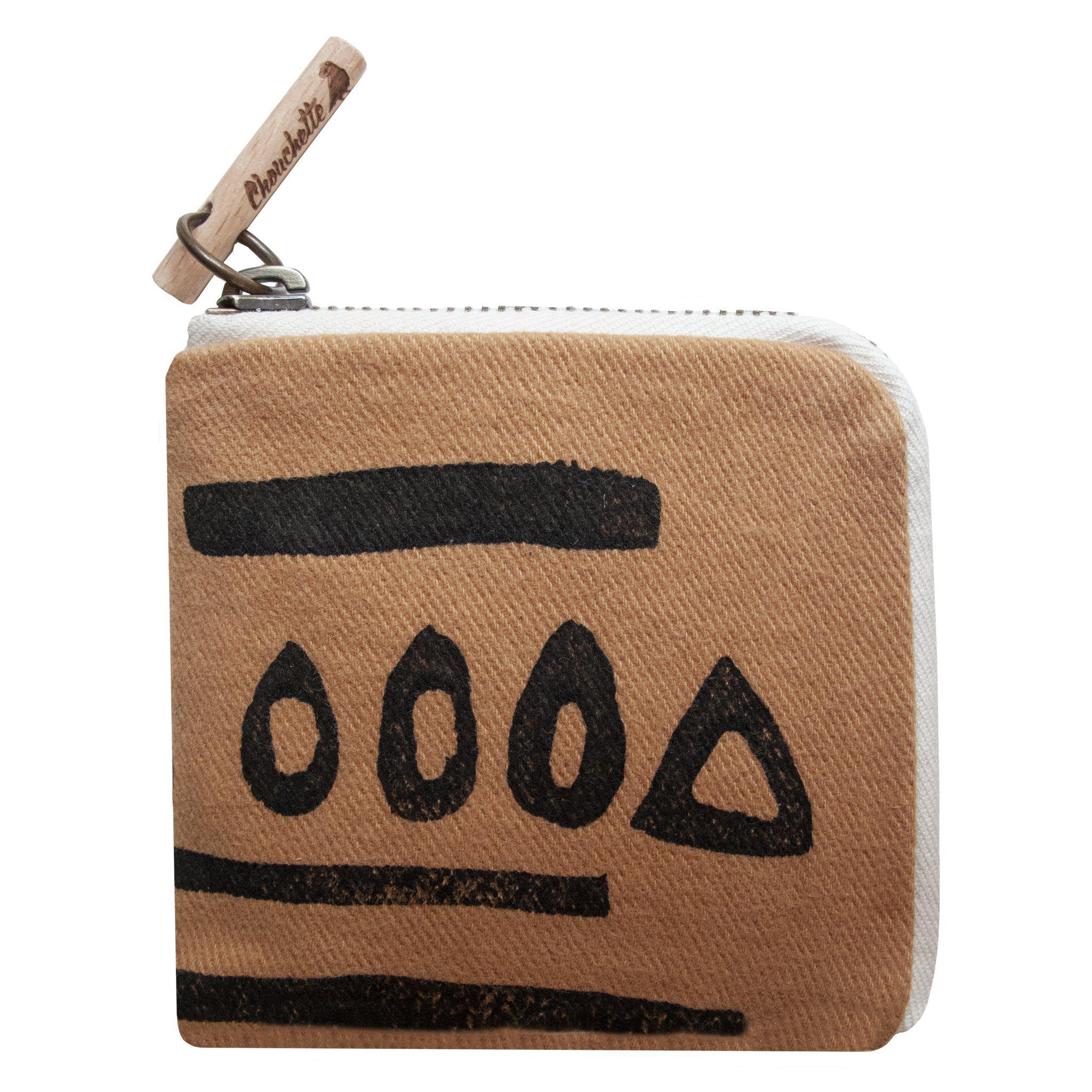 Brown Hazelnut slim wallet, purse-Devrim Studio