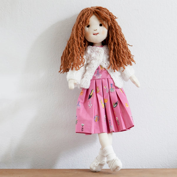 Personalized Waldorf Style Doll, Custom Plush Stein Doll by Devrim Studio