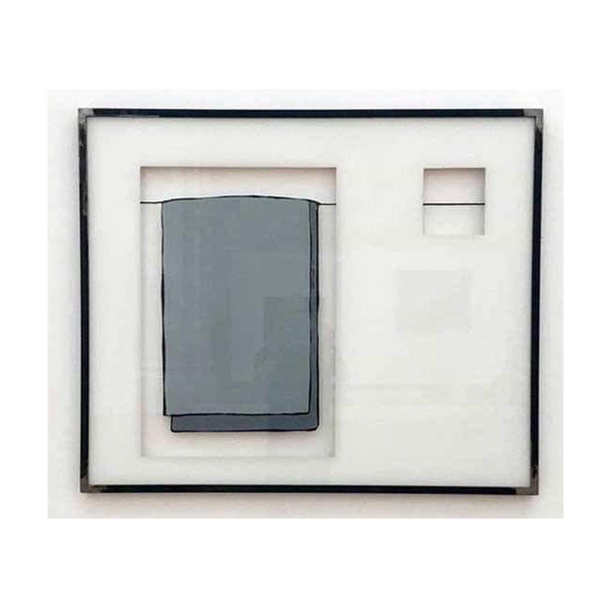 Artwork Contemporary Painting on Glass Pierpaolo Lista - 'Sguardo sul retro'