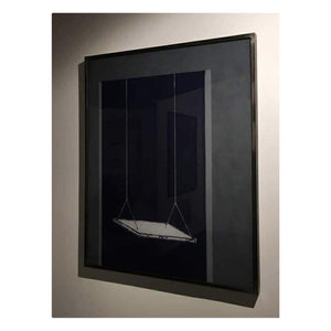 Artwork Contemporary Painting on Glass Pierpaolo Lista - 'Verso l'alto'