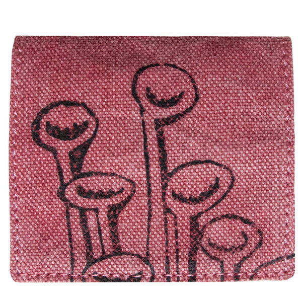 Pink Stuck To The Floor cardholder, wallet - Devrim Studio