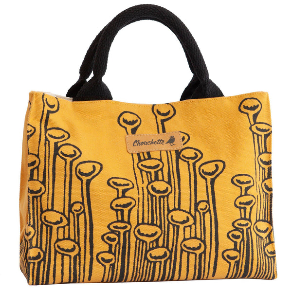 Yellow 'Stuck to the Floor' shoulder bag, crossbody bag - Devrim Studio