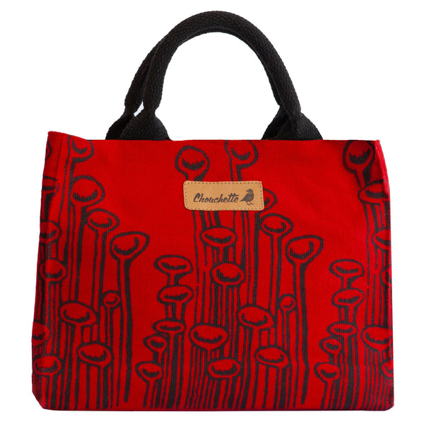 Red 'Stuck to the Floor' shoulder bag, crossbody bag - Devrim Studio